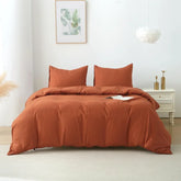 Solid Microfiber Duvet Cover - Soft & Durable Bedding Set - Himpall